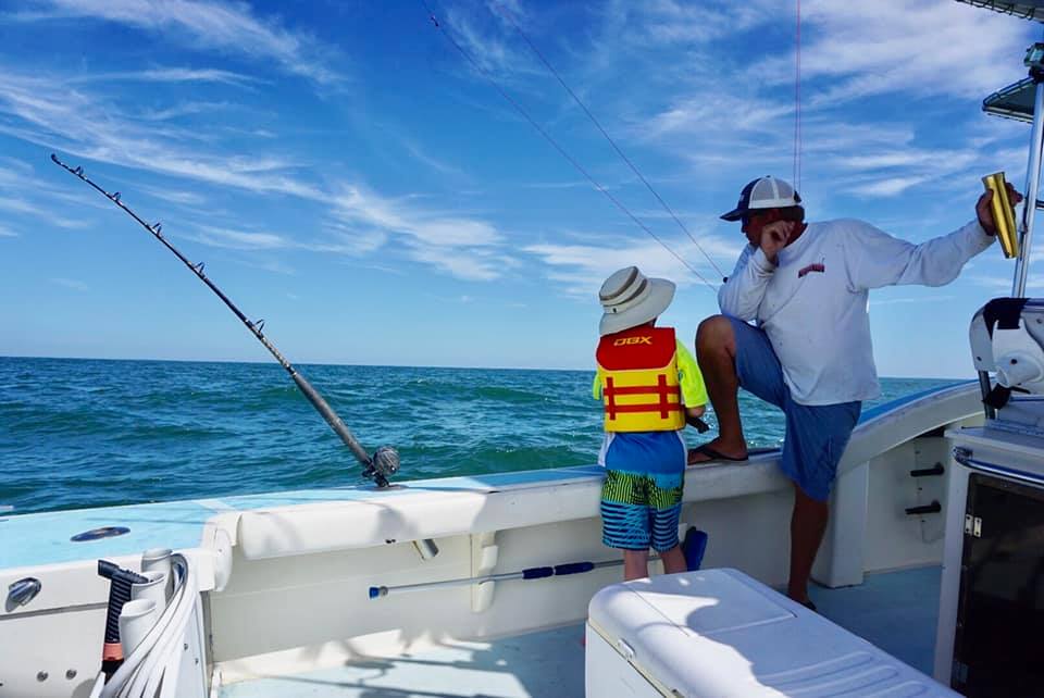 kids fishing Va beach